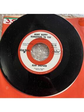 Jean Shepard - Our Past is in my Way/Many Happy Hangovers to You 45rpm VG+ R24